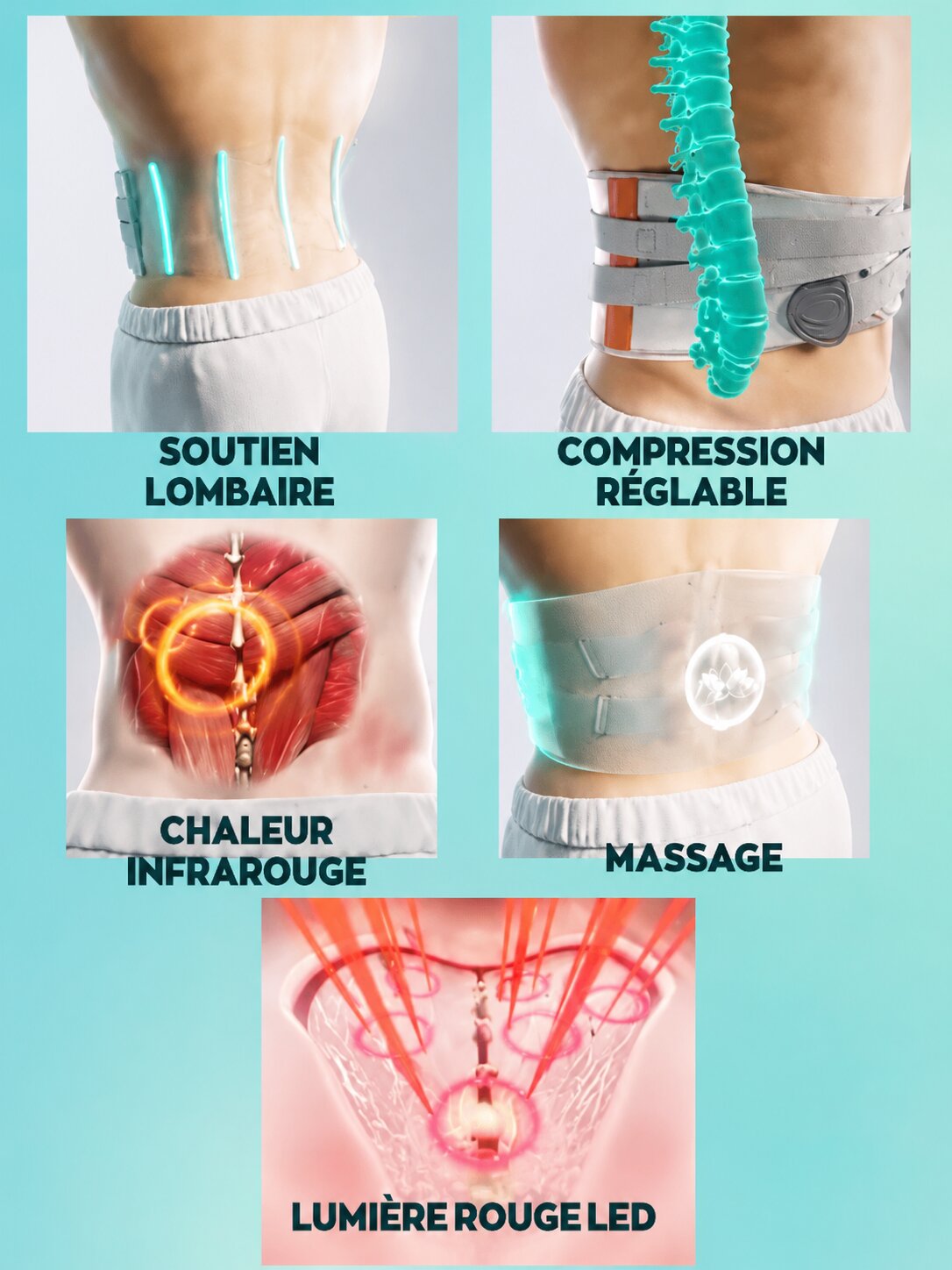 Les actions combinées du NeuroLuma Pro